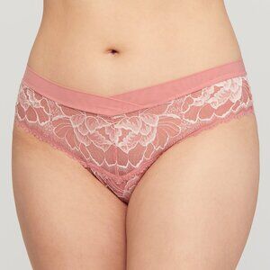 NWT Montelle Thong SZ L pink blush